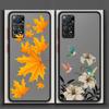 Cartoon Leaf Flowers Funda Back Phone Cover Case for Xiaomi Redmi Note 15 Pro 10 13 9S 13C 14C 14 A4 11 12