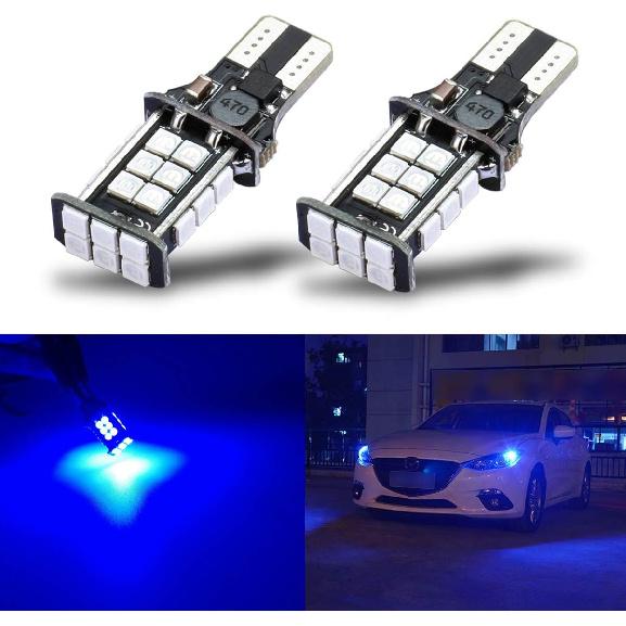 iBrightstar Extremely Bright 3030 Chipsets 921 T15 912 W16W LED Bulbs Error Free For Backup Reverse Lights, Truck Cargo Lights, 3rd Brake Lights,