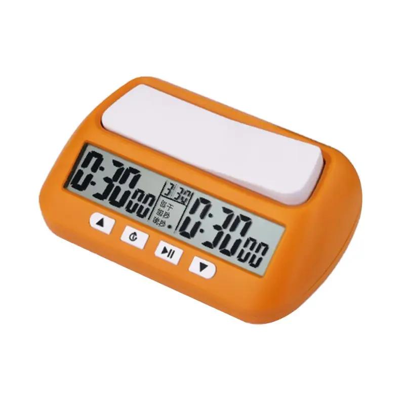

Professional Chess Clock Timer Compact Digital Watch Count Up Down Timer Electronic Board Game Bonus Competition Hour Meter жовтий