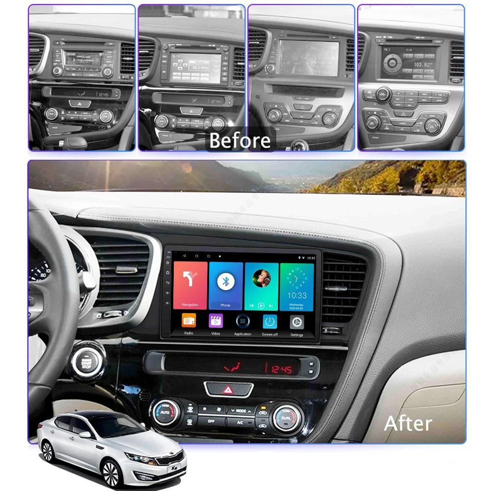 For Kia Optima 3 K5 TF 2010-2015 Car Radio 4G WIFI Multimedia Video Player Navigation GPS Wireless Carplay Android 12 Autoradio