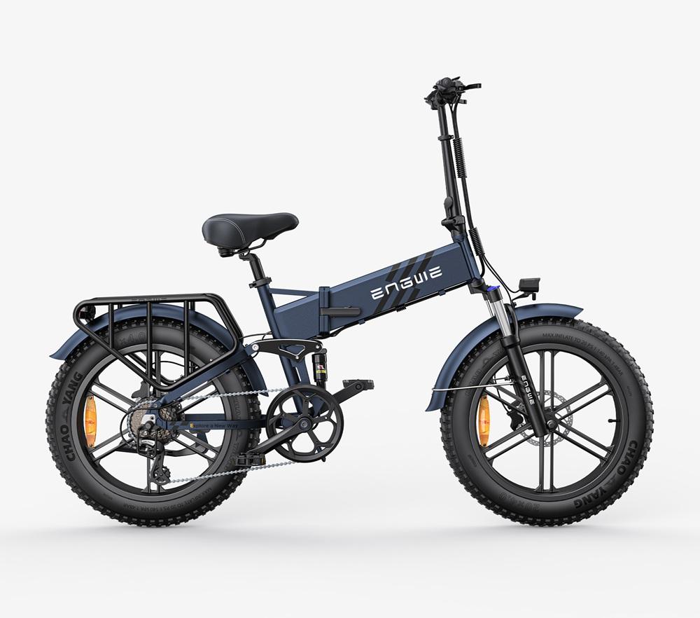 ENGWE ENGINE PRO 2.0 750W 52V 16AH Electric Bike Fat Tire Full Suspension Hydraulic Brake 8-Speed Shimano E-Bike