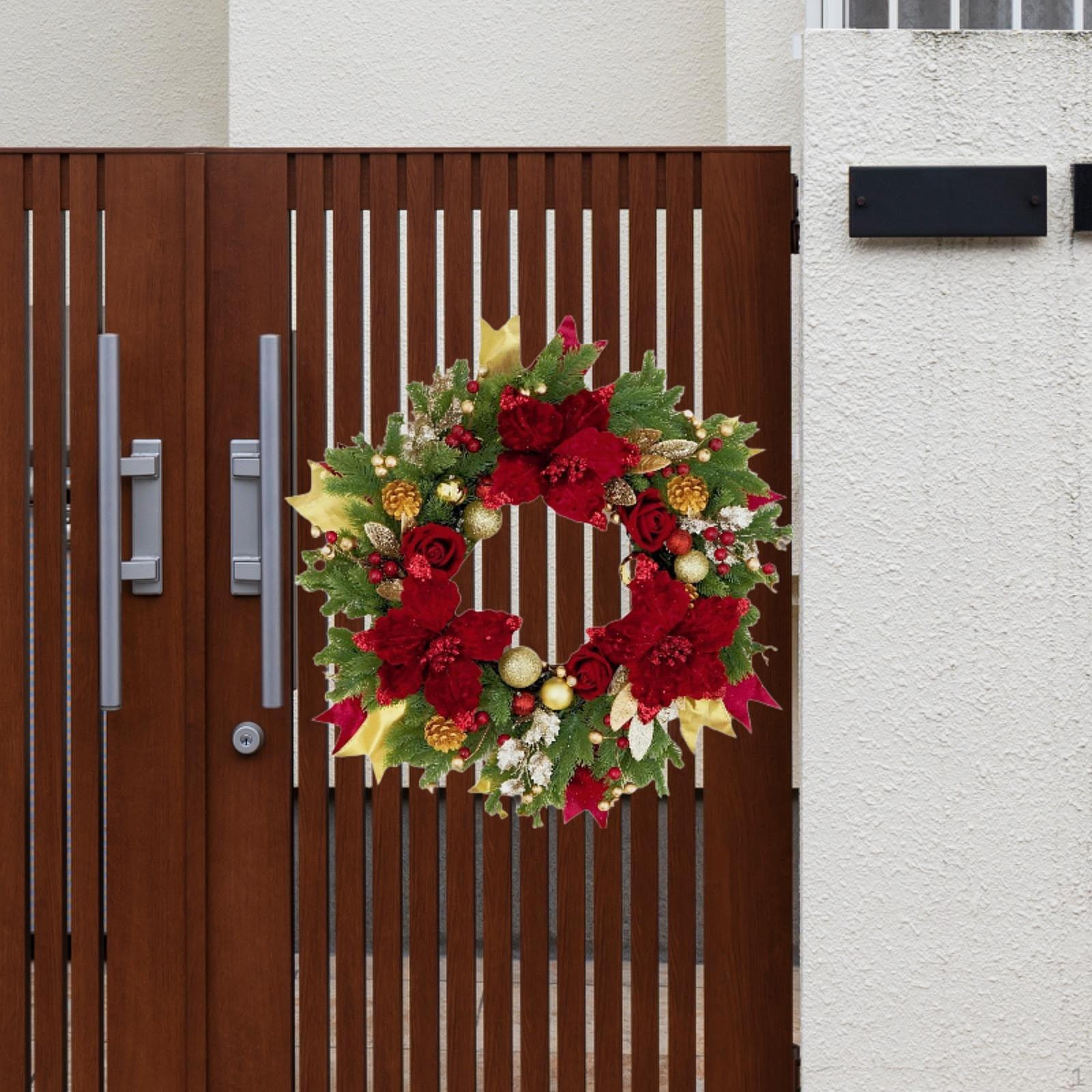 

Рождественский венок для внутренней и внешней входной двери для вечеринки в домашней столовой Diameter 40cm