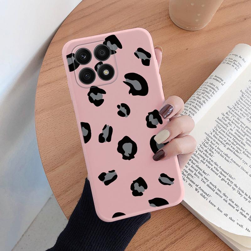 For Honor X6B 4G X8B 200 Smart X6 400 Pro Lite Phone Case Fashion Leopard Print Back Cover Soft Silicone Shockproof Funda Coque
