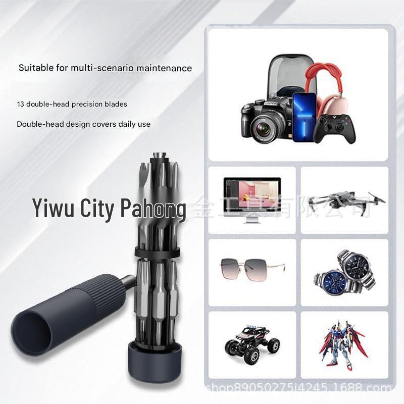 

Labelable 27-in-1 Magnetic Screwdriver Set with CRV Steel Bits for Home, Precision, and Industrial Use