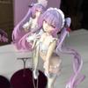 Up Studio Anime Figure Eve 1/6 Scale Pink Purple Twin Tails Succubus White Stockings Chain Model For Anime Fans