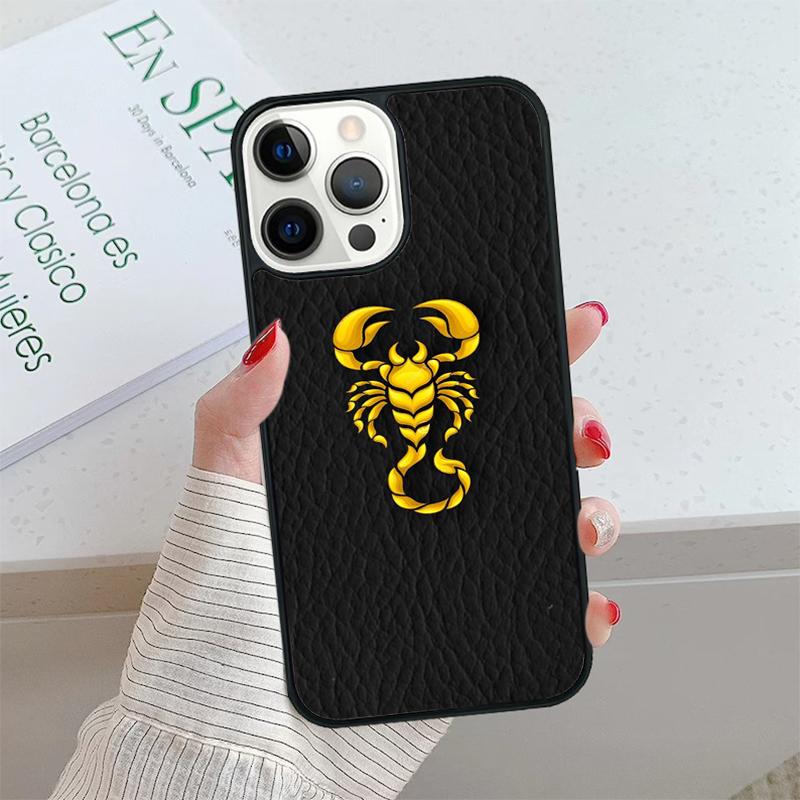 

Animal Scorpio Phone Case cover For iPhone 17 Air 15 16 16e 14 13 Pro Max Coque 12 11 Pro Max For Apple PLUS fundas iPhone 11pro max