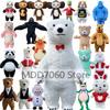 Inflatable Giant Panda Costume Funny Plush Mascot Suit For Street Party Role Play Cosplay