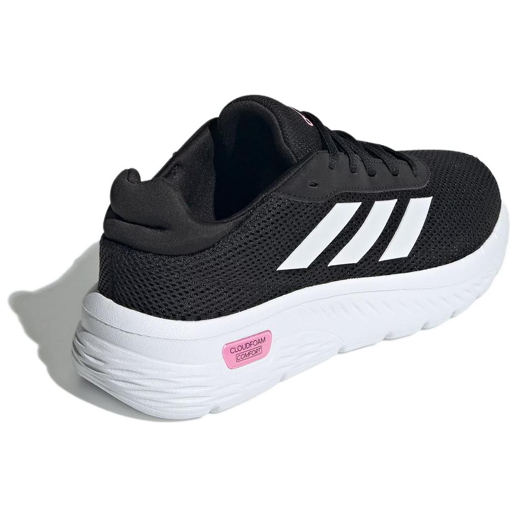 adidas CLOUDFOAM COMFY Anti-Slip Wear-Resistant Low-Top Casual Running Shoes Women's Black Sneakers IH2974