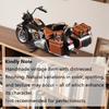1 Stück 40 cm/15,75 Zoll Vintage Eisenmotorrad mit Beiwagen Dekoration, Retro Metall Wandkunst für Zuhause, Bar, Geschäftssammlung, Langlebige Eisenkonstruktion,