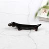 1Pcs Cute Ceramic Dachshund Dog Chopsticks Holder Spoon Forks Knife Rest Stand Lovely Rack Stand Tableware