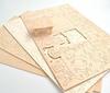 CUTEROOM Dollhouse Miniature Furniture 34 Pieces Wooden 3D Puzzle for Children Educational Toy Laser-Cut