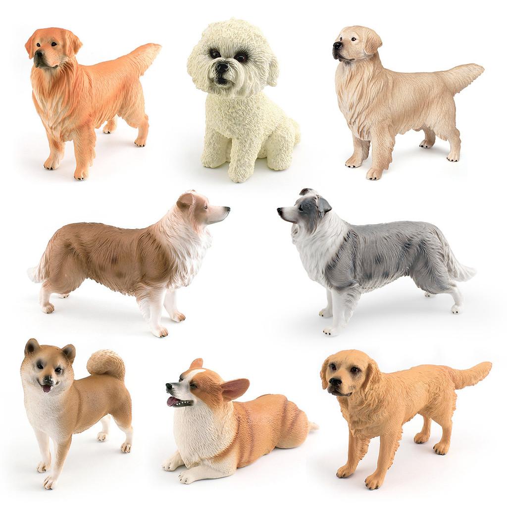 Childrens Pet Cibotium Barometz Welsh Corgi Shepherd Dog Pet Animal Model For Playroom Decor And Collecting