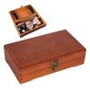 1 Stück Massivholz Stifteaufbewahrung Etui Schmuck Organizer Box Heimdekoration