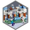 LEGO Minecraft Ice Castle Gift 21186 Toy Block Building Set for Kids Age 8 and Up
