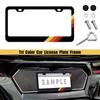 For Toyota Tacoma Accessories Front And Rear Tri 3 Color License Plate Frames
