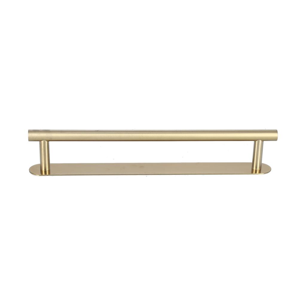 Single Rod Towel Bar 304 Stainless Steel Wall Mount Adhesive Kitchen Dish Cloth Hanger Brushed