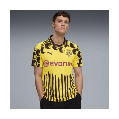 X KidSuper BVB Forması Replika (Dortmund) Daha Hızlı Sarı/Puma Siyah Erkek Üst 782741-02