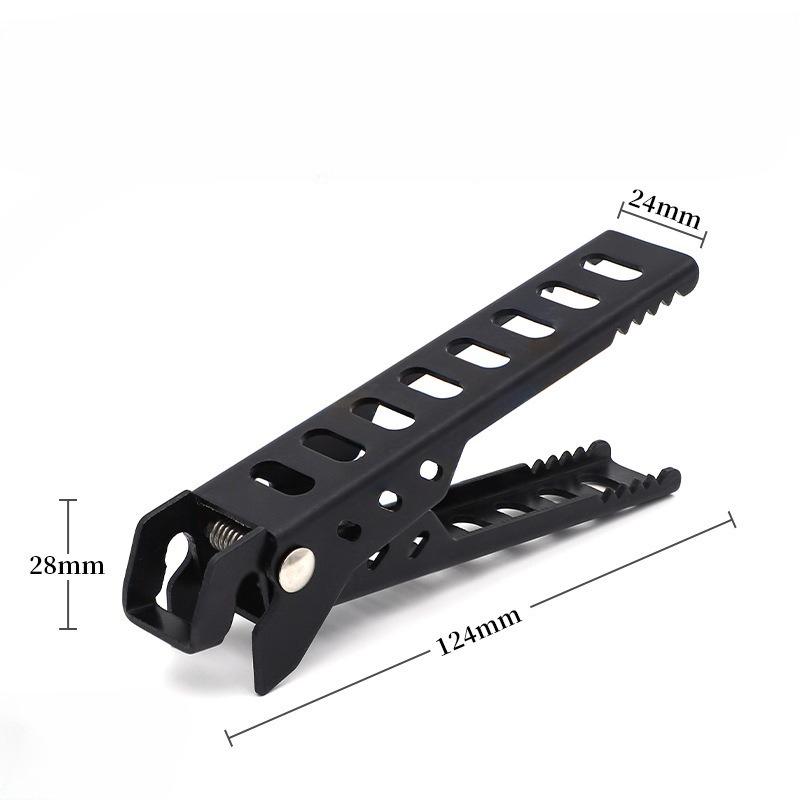 

1PC Anti-hot Alloy Pot Clip Bowl Gripper Pot Food Clamp Kitchen Bowl Dish Pan Anti-Scalding Clip Kitchen Accessories Pot Holder чорний