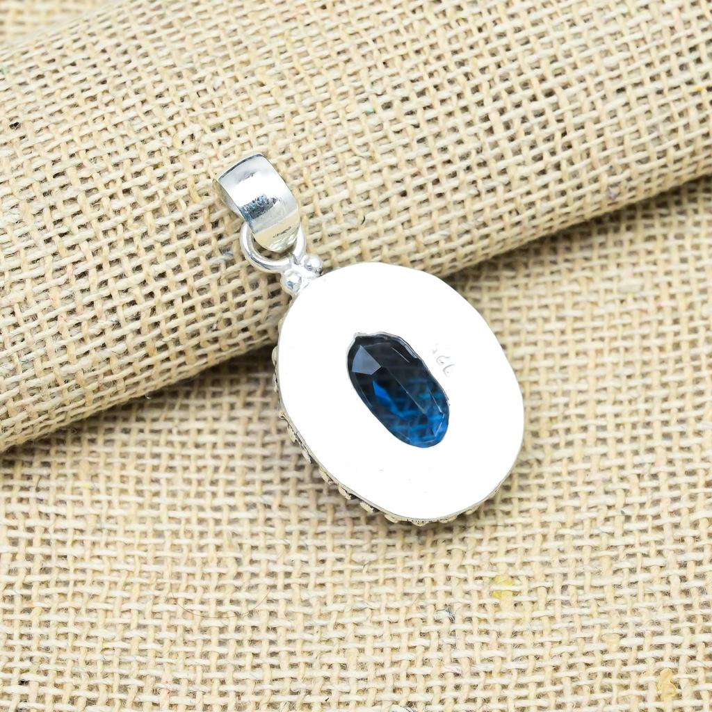 Ravishing Tanzanite Gemstone 925 Sterling Silver Jewelry Handmade Glorious Pendant For Any Occasion