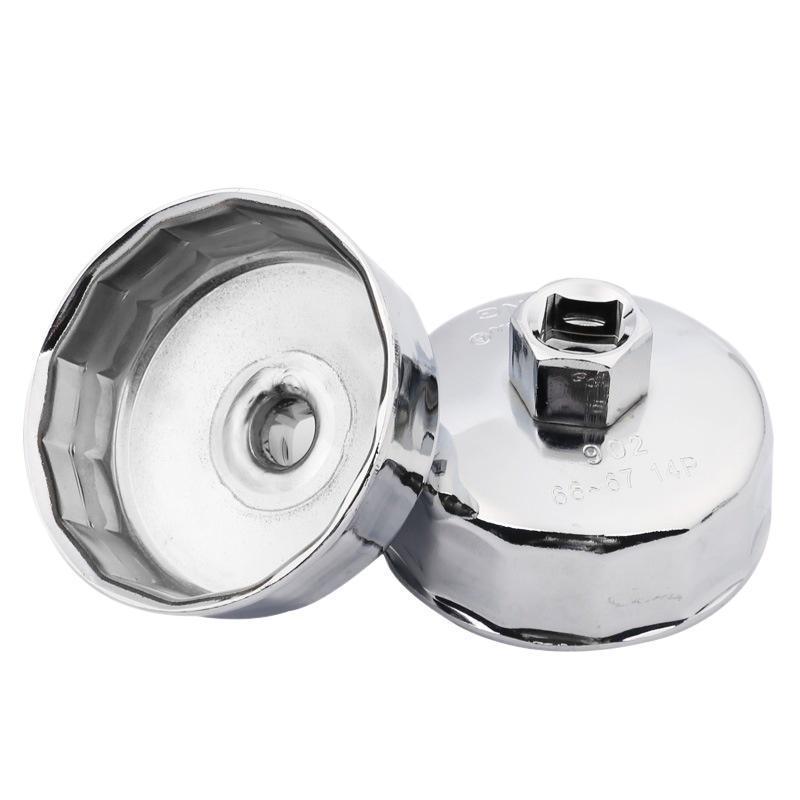 Steel Cartridge Oil Filter Wrench - Auto Repair Cap Tool
