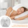 Imitation Silk Women Hat Solid Color Twist Knotted Design Turban Hat Solid Color Sleeping Hat Home Headwear