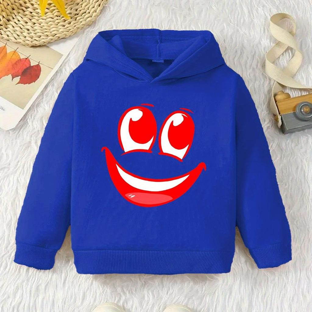 Neuer Herbst-/Winter-Freizeitpullover für Jungen, langärmeliges Sweatshirt, Kapuzenpullover für Kinder, Outdoor-Stil