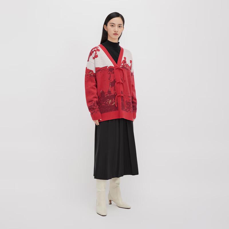 Women's New Chinese Style V-Neck Knit Cardigan