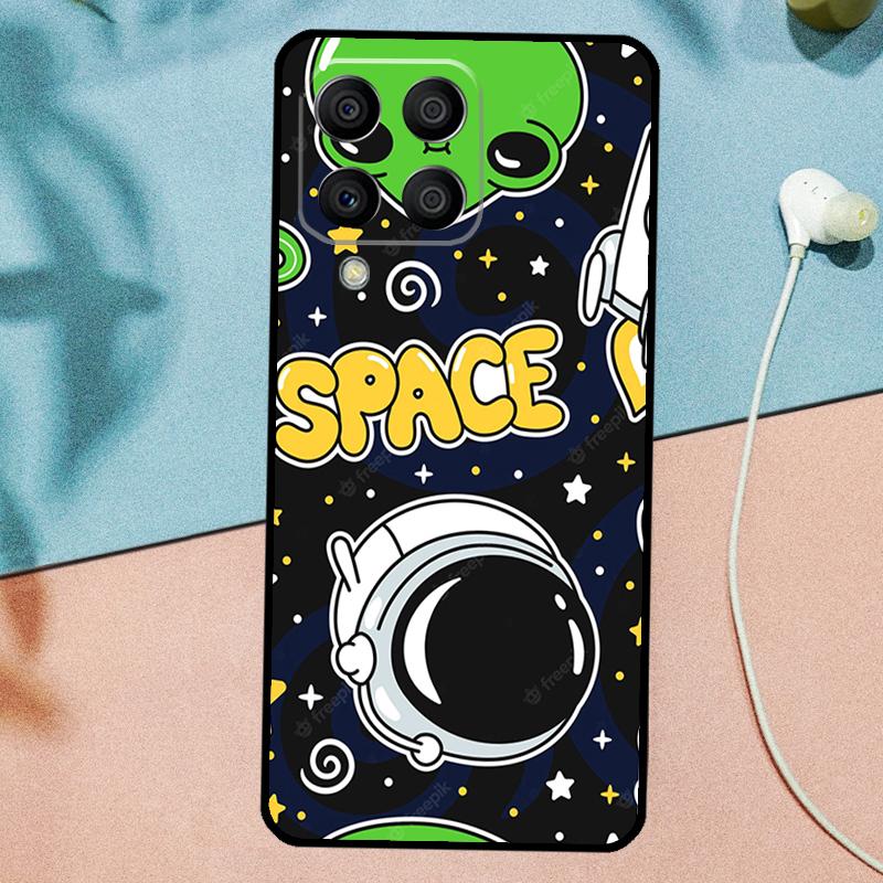 Aesthetics Cute Cartoon Alien For Samsung Galaxy M14 M34 M54 M20 M06 M16 M12 M13 M15 M35 M55 M33 M53 M21 M31 M32 M52 Case