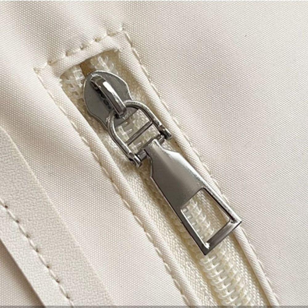 Nylon Transparent Bags Zipper Bag Shoulder Bag Pouch Bag Solid Color Itabag  Travel