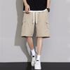Men's Summer Multi-Pocket Cargo Shorts Men's Casual Fashion Color Loose Cargo Shorts