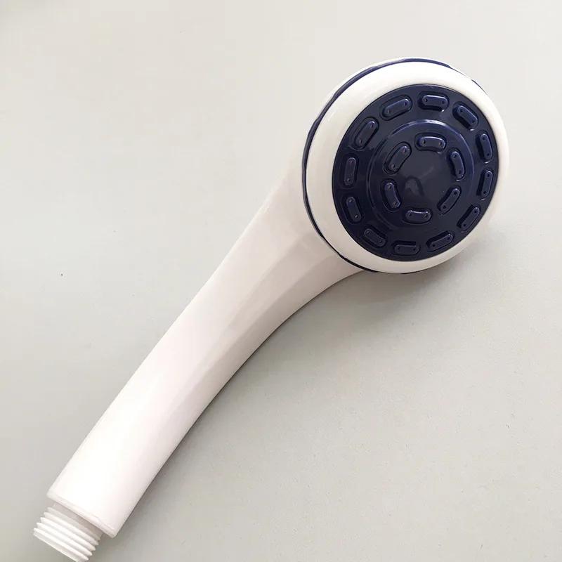 Super Discount White Shower Head Silicone Water Outlet Portable Travel Shower Head Water Saving Abs Plastic Bathroom Accessories