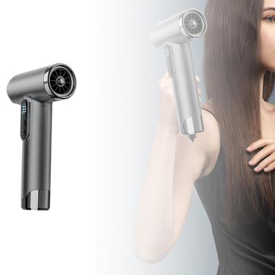 Cordless Turbofan Hair Dryer 3 Speed Electric Small Care Blow Air Duster for Laptop