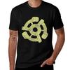 45 RPM Record Adapter TShirt Sweat Resistant Workout Tee Shirt