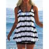 Traje de baño Tankini para mujer de 2 piezas Estampado Geométrico Trajes de baño para Vacaciones