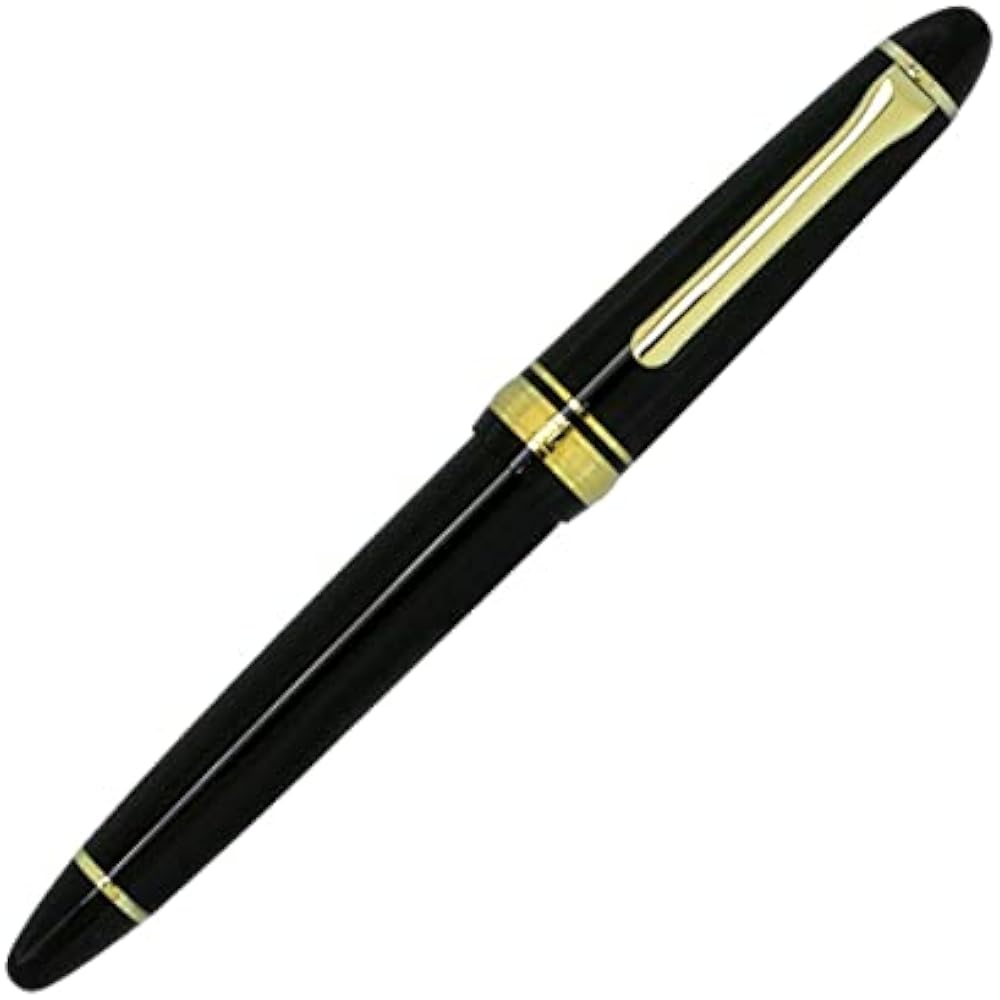Sailor Fountain Pen Profit Casual Gold Trim Black Extra Fine 11-0570-120