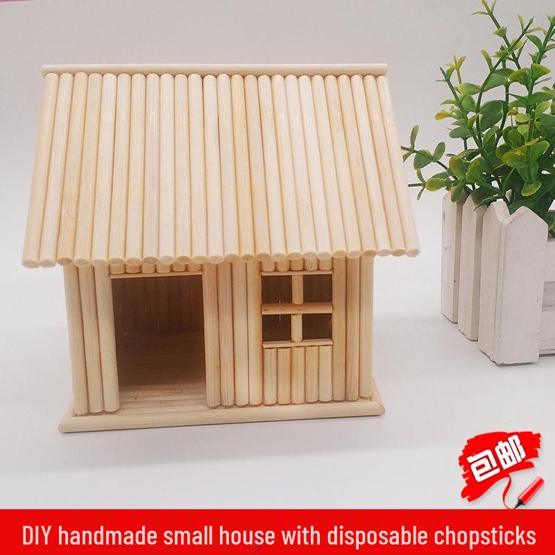 Набор бамбуковых шпажек и палочек для еды для DIY, ручной работы, творческих поделок Material