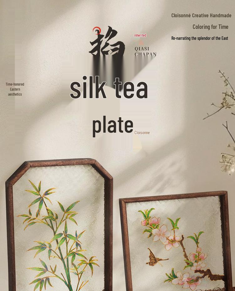 Jingtailan Cloisonné-Emaille Teeschale: Kulturelles handgemachtes DIY-Kit für das Mittherbstfest und Teambuilding