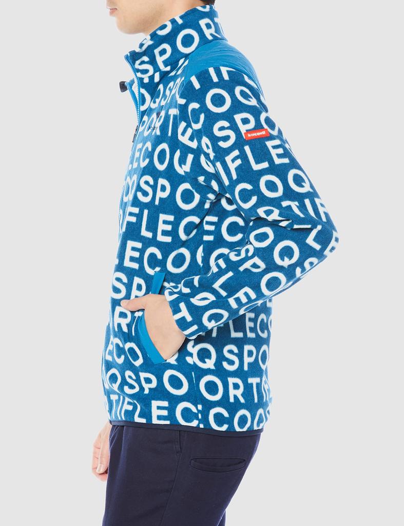 Le Coq Sportif Golf Heat Navi Warm Boa Jacket with Cut and Sewn Size L Size L [2022 Fall/Winter Model] Men's Finish, Blue, (BL00), Men's