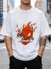 Hiphop Brand American Shortsleeved Tshirt for Women New Summer Style Loose Pure Cotton Couples Outfit White Halfsleeve Top