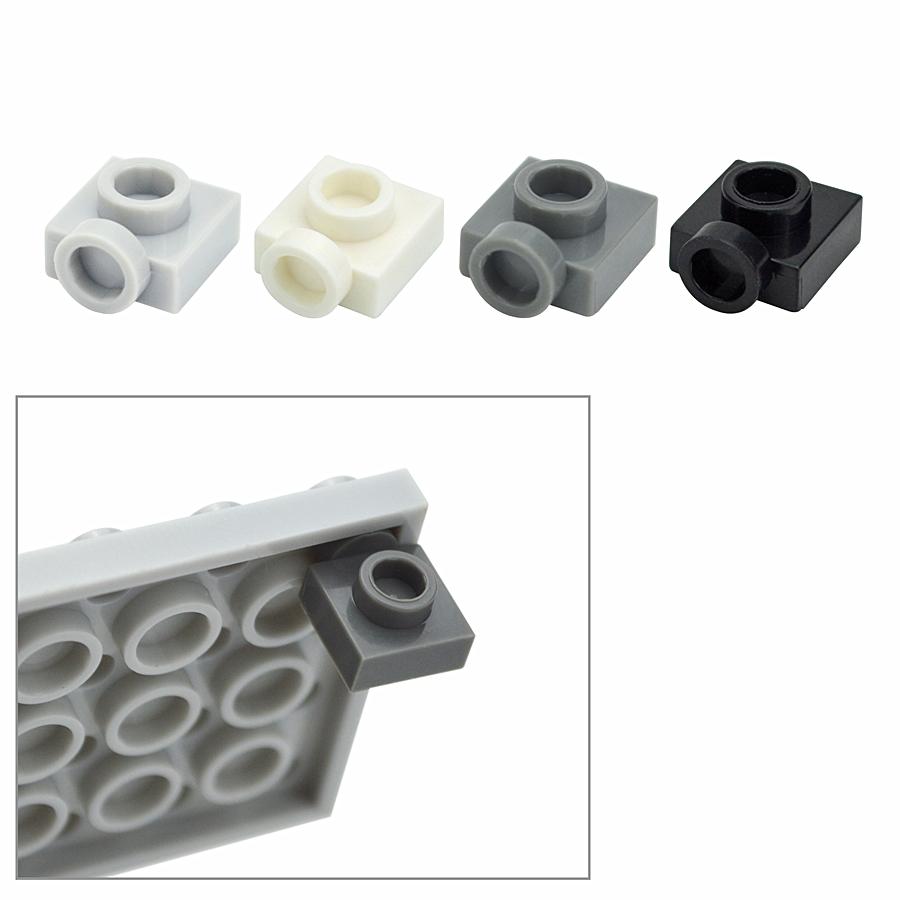 1x1 Side Knob D133 100pcs DIY Enlighten Block Brick Part Side With Dots Compatible With JH1780 Assembles Particles