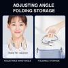 5000mAh Portable Folding Bladeless Hanging Neck Fan Outdoor Sports Ventilador Wireless Fan USB Rechargeable Mini Cooling Fan