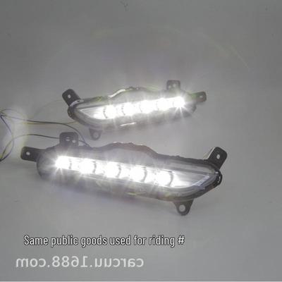 Tucson LED Daytime Running Light Strips, Compatible with 2015-2018 Hyundai Models for Fog Light Modification.