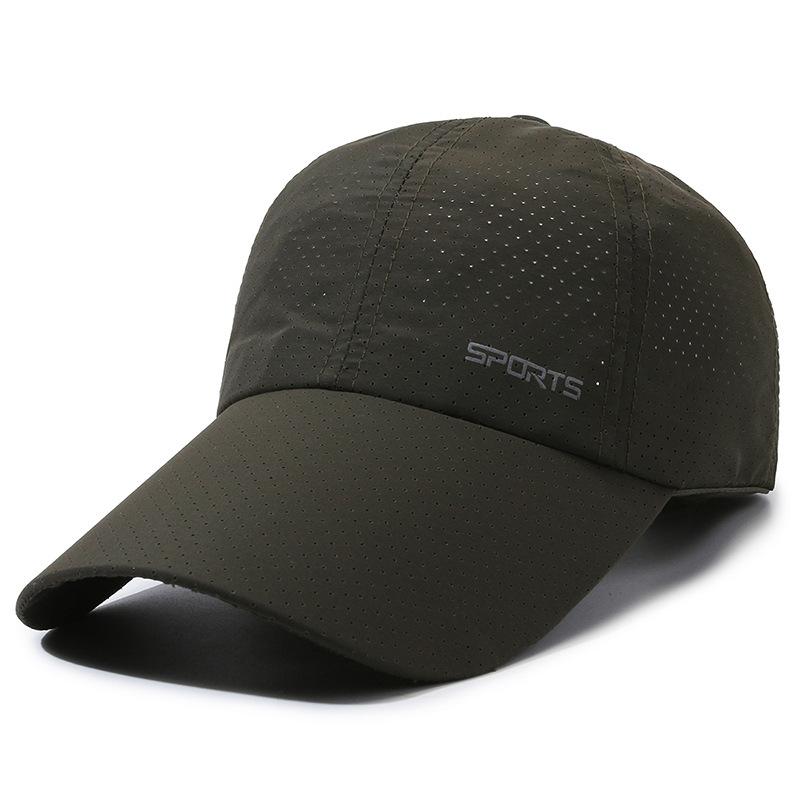 Fashion Thin Quick-Drying Sun Cap Unisex Running Cap Breathable Cap Peaked Cap Extended Brim Baseball Cap