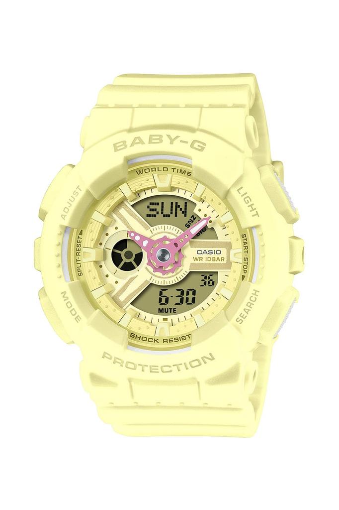 Casio Yellow Baby-G Women's Watch, BA-110AH-9AJF,