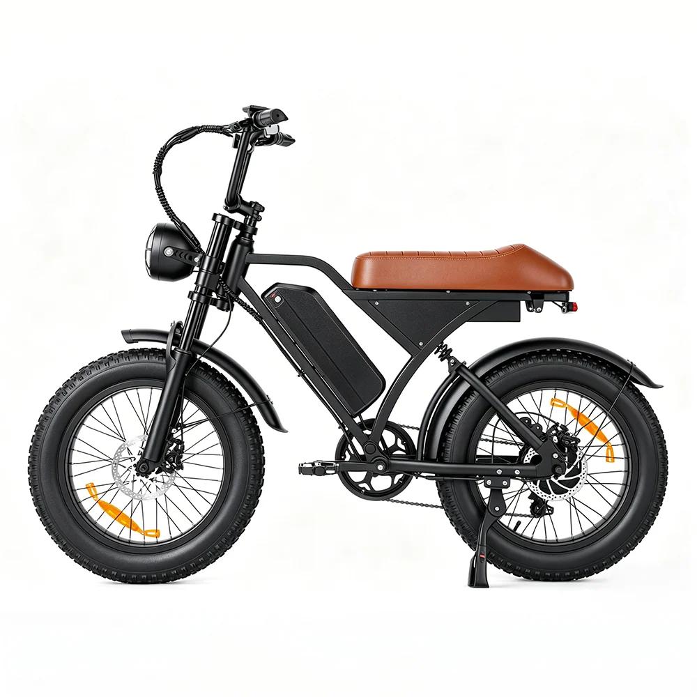 EB5Max Bicicletta Elettrica con Ruote Grasse a 7 Marce Batteria 48V 18.2AH Autonomia 85 Miglia 250W velocità 25KM/H Bicicletta Elettrica