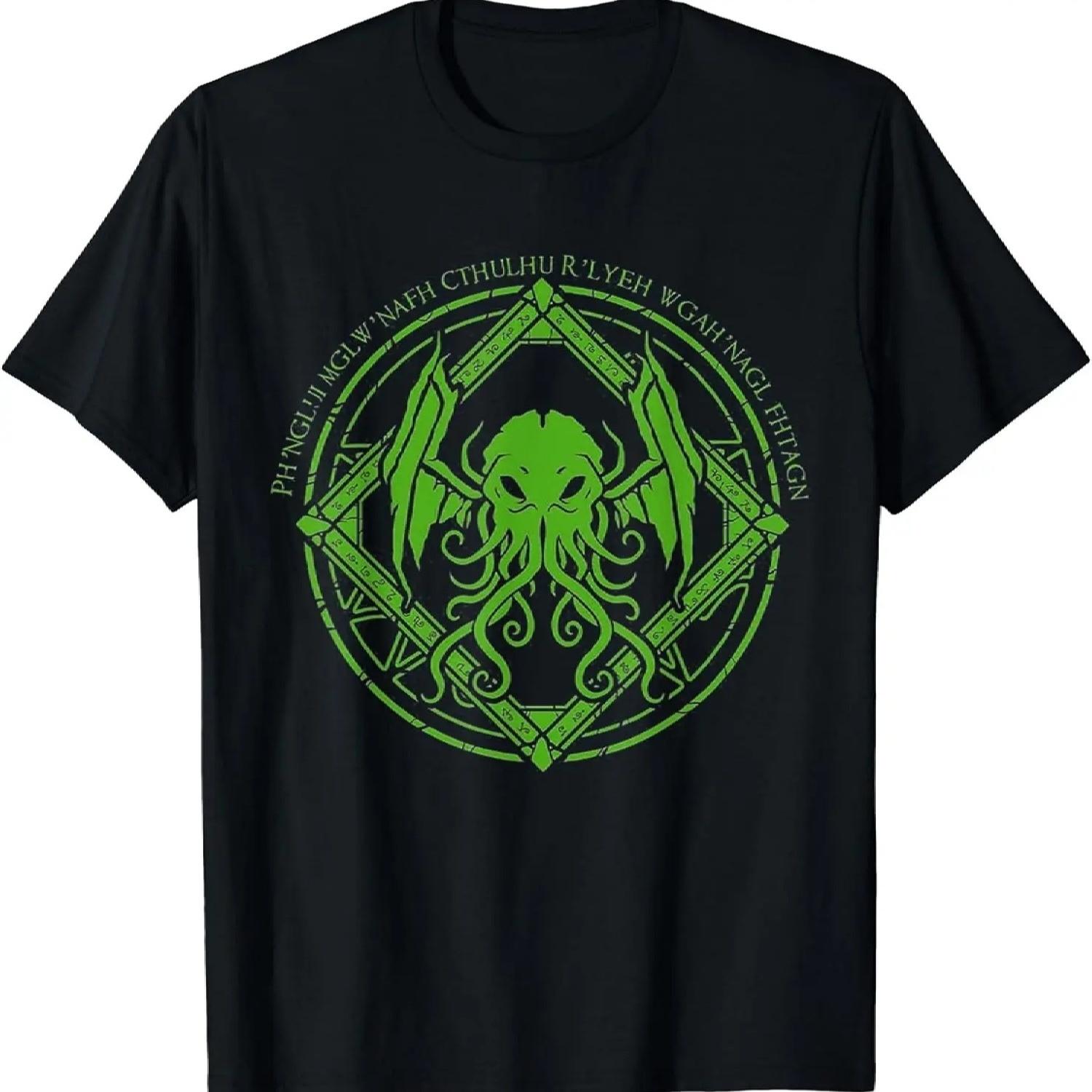 Call of Cthulhu Monster Necronomicon R’lyeh Myth Vintage T-Shirt S