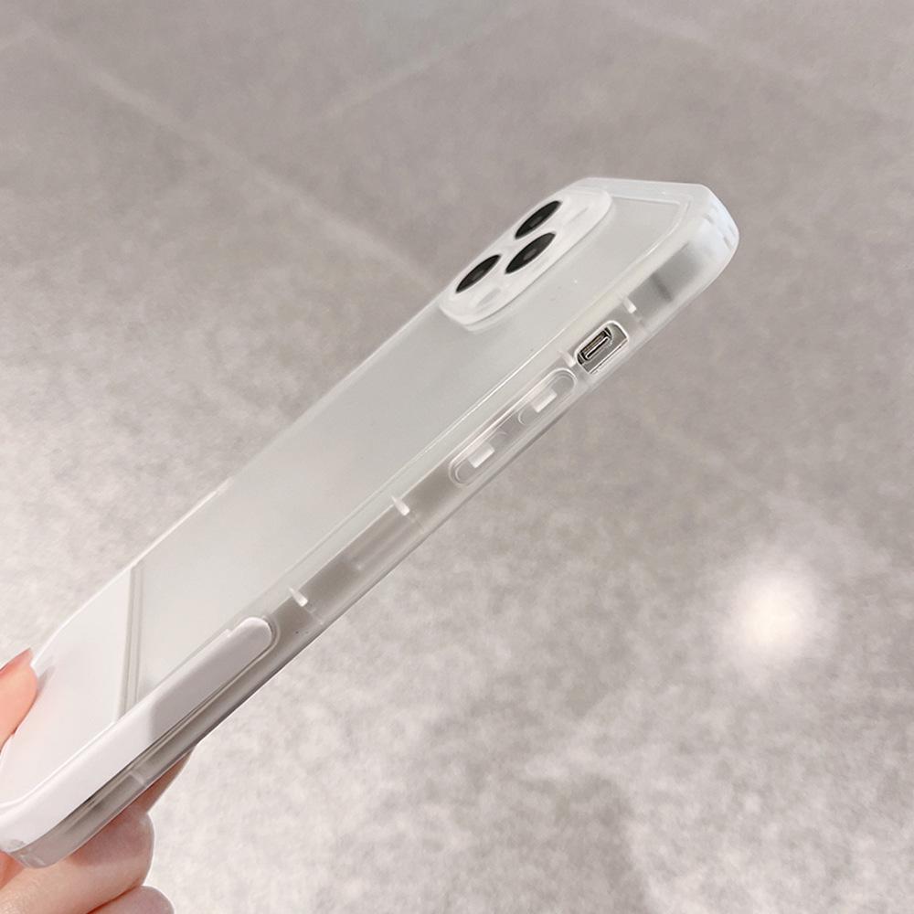 Unsichtbarer Ständer Passend für IPhone16 Handyhülle 15 Apple Silikon XS/XR Simple 11 Transparent 14Pro Max