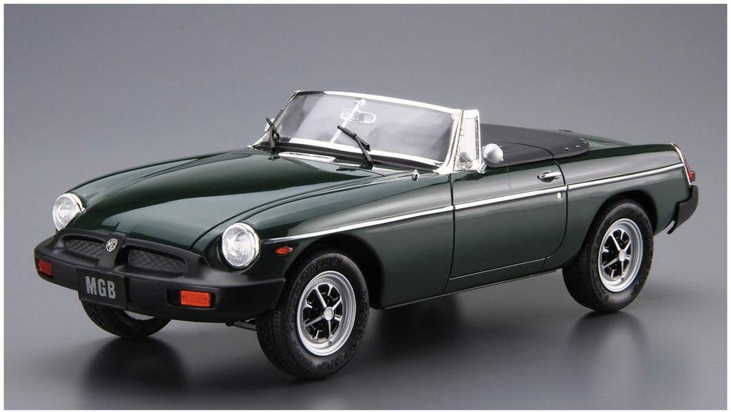 Aoshima Bunka Kyozaisha The Model Car Series BLMC 1974 Plastic Model 1/24 No.102 G/HN5D MG-B MK-3