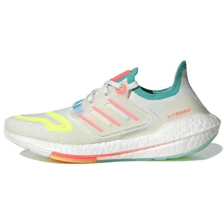 Nye Adidas Ultra Boost 22 White Tint Turbo Mint Rush Dame GX8015