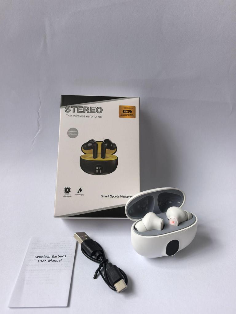 New 895b Bluetooth Earbuds: Digital Display, High-Fidelity Sound, In-Ear TWS for Gaming, Sports, and Business